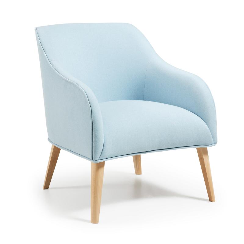 Root Catalog Kave Home Kave Home Fauteuil 'Bobly' kleur blauw