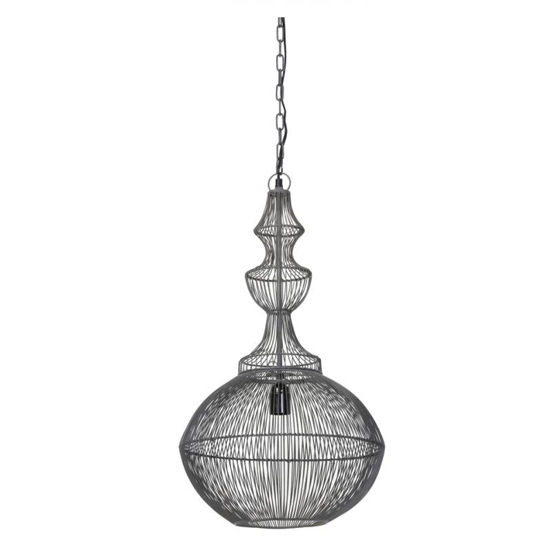 Light Living Hanglamp 'Ophelia' 36cm, antiek grijs Light Living Schitterend