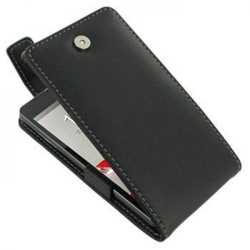 LG Optimus G E975 PDair Flip Leren Case Zwart