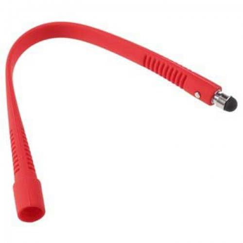 Universele Siliconen Armband Capacitieve Stylus Pen Rood
