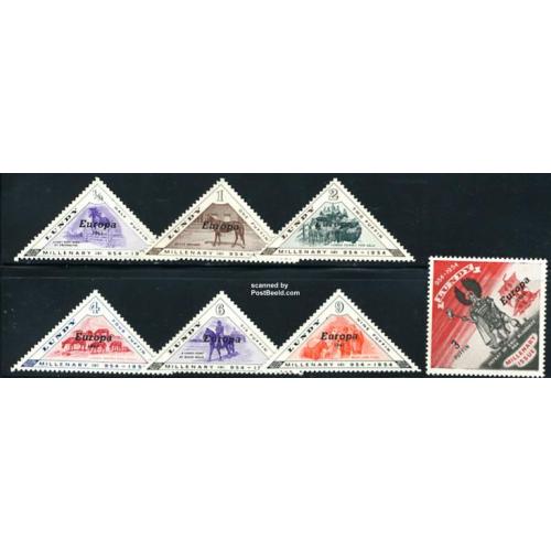 Lundy, Europa, overprints 7v te koop