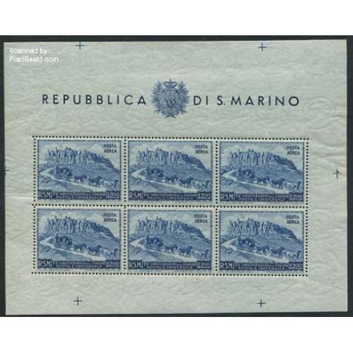 75 Years UPU minisheet