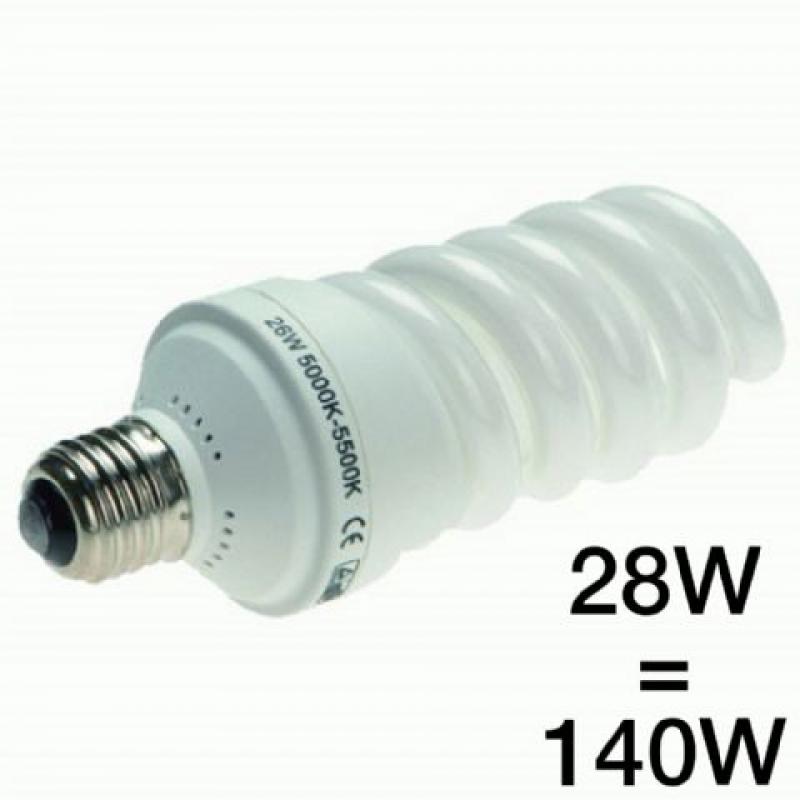 Flitsers en verlichting Linkstar Daglicht Spiraallamp E27 28W