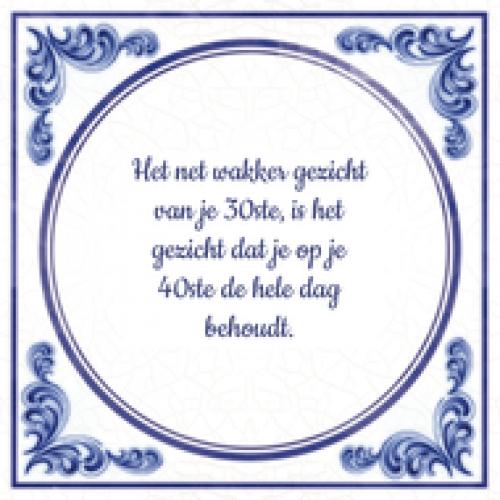 te koop Spreuk 40 jaar