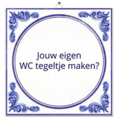 WC tegeltje maken (nr.62)
