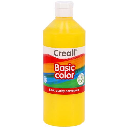 Plakkaatverf Geel 500 ml