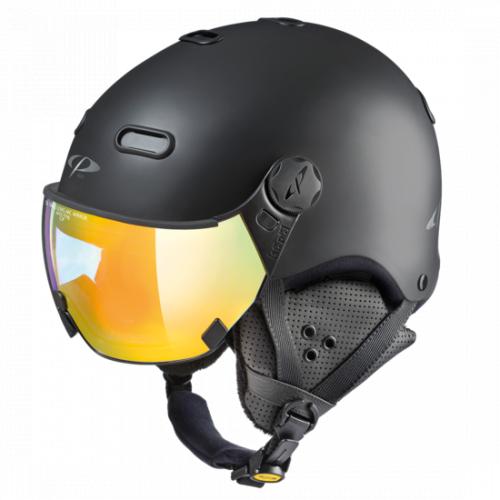 Sporthelmen CP Skihelm met vizier Carachillo Zwart Meekleurend Spiegelend ? ? ?