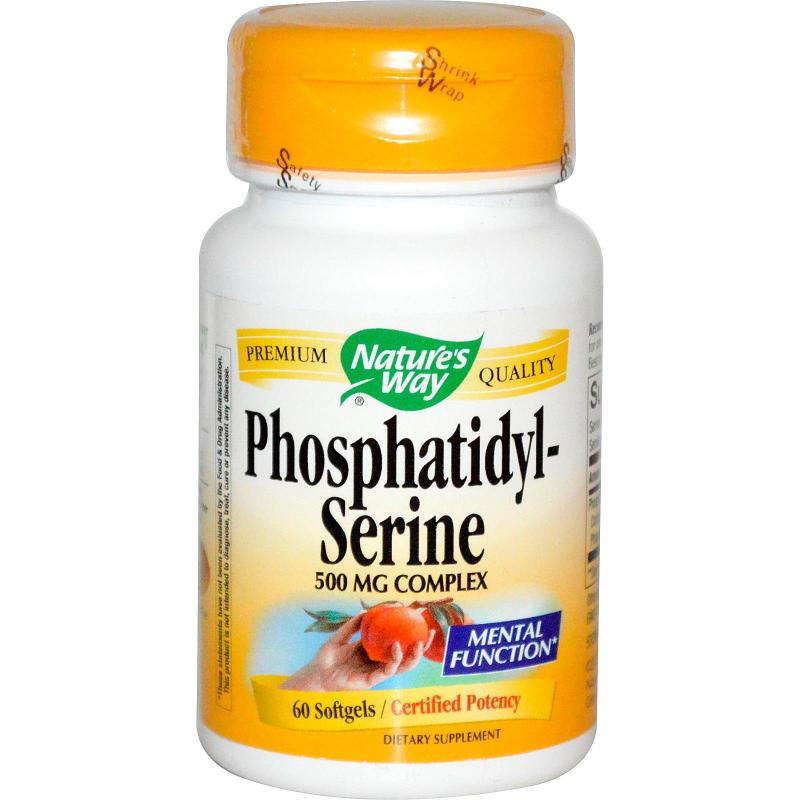 Fosfatidylserine 500 mg Complex (60 gelcapsules) Nature apos s Way