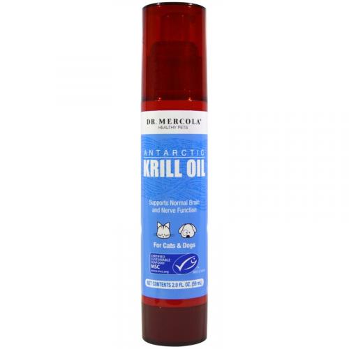 Dr. Mercola Healthy Pets Antarctic Krill Oil For Cats Dogs (59 ml) Dr. Mercola