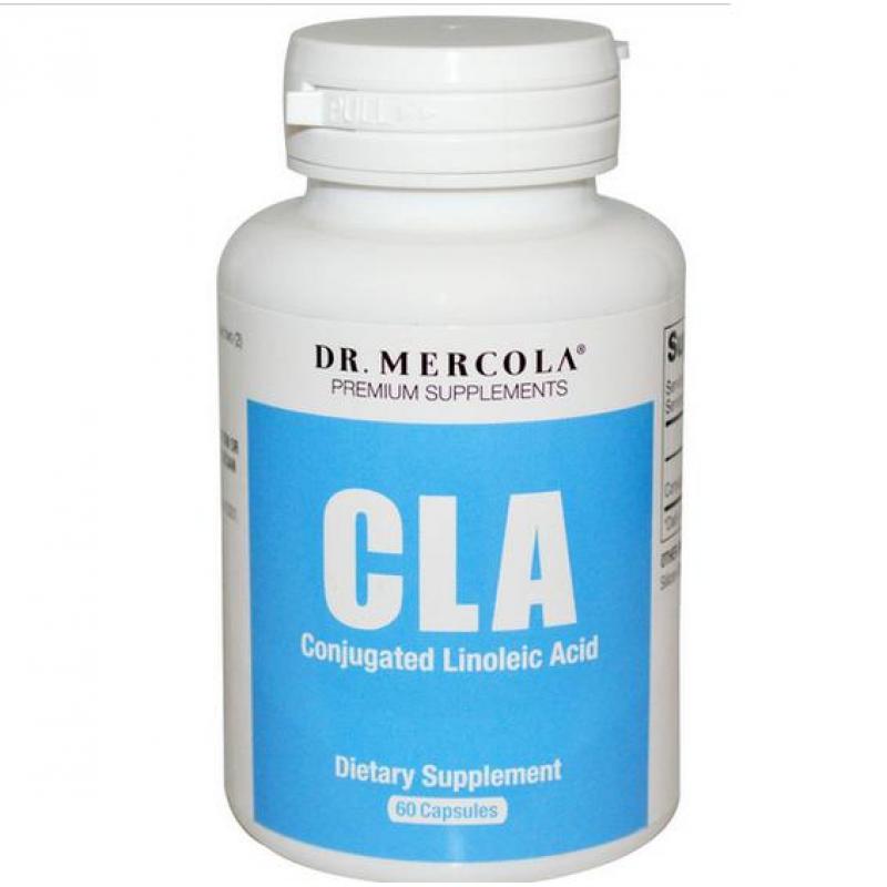 CLA geconjugeerd linolzuur (60 Capsules) Dr Mercola Dr. Mercola