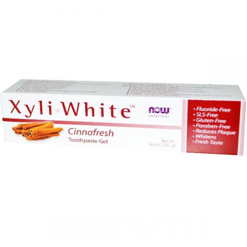 Now Foods Xyliwhite Tandpasta Cinnafresh (181 gram) Now Foods