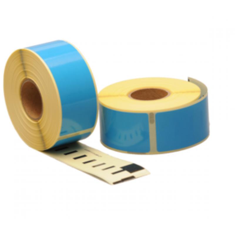 12x Seiko SLP-1BLB compatible labels, 89mm x 28mm, 260 etiketten, blauw