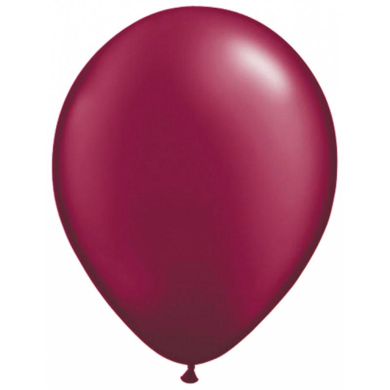 Feestartikelen diversen 50x ballonnen donkerrood