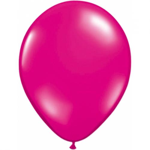 Geen 50x ballonnen magenta Feestartikelen diversen