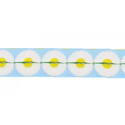Feestartikelen diversen AlleKleurenShirts Bloem slinger Margrietjes