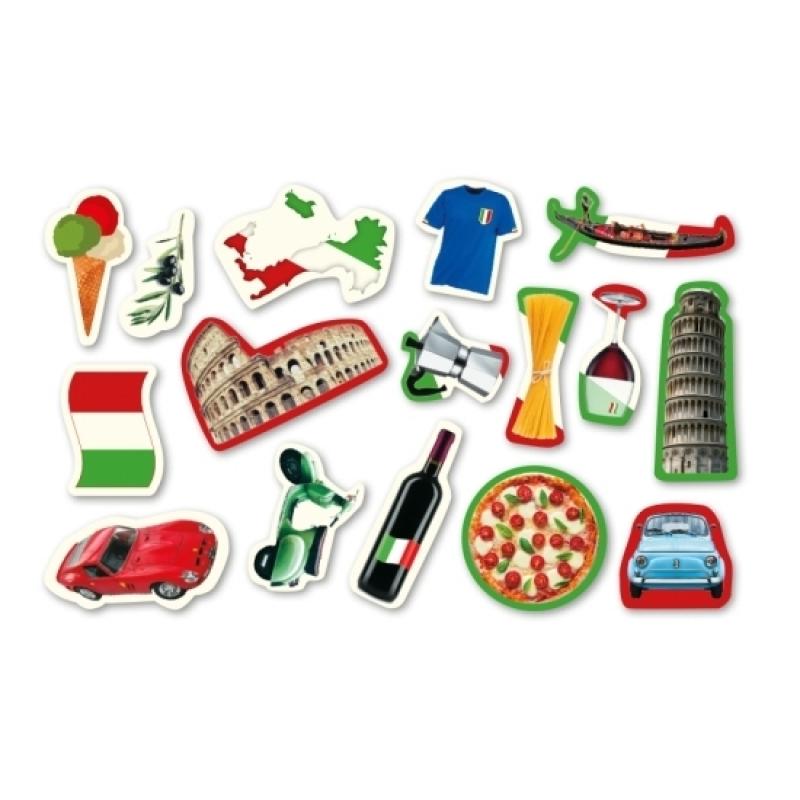 Landen versiering en vlaggen AlleKleurenShirts Feest confetti Italie thema 300g