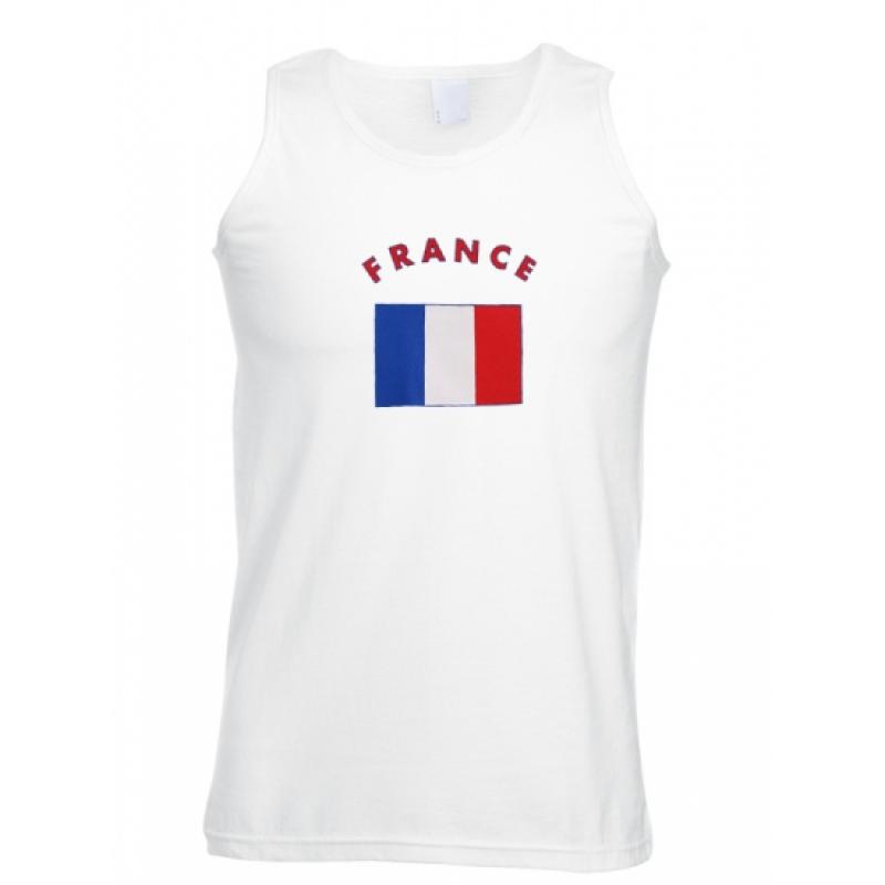 Franse vlag tanktop t shirt Shoppartners gaafste producten