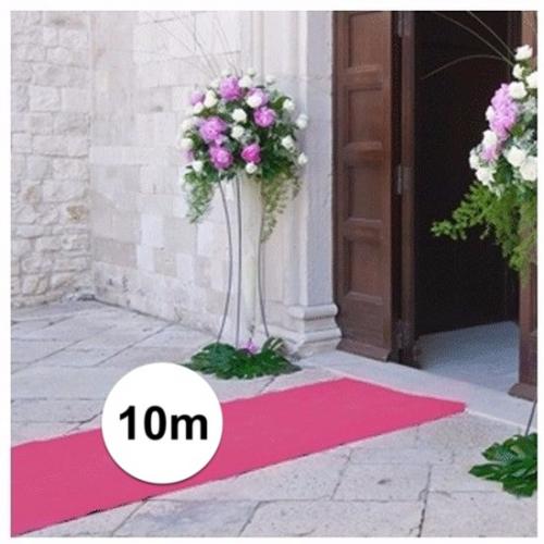 AlleKleurenShirts Geboorte artikelen meisje lichtroze lopers 10x1 meter Feestartikelen diversen
