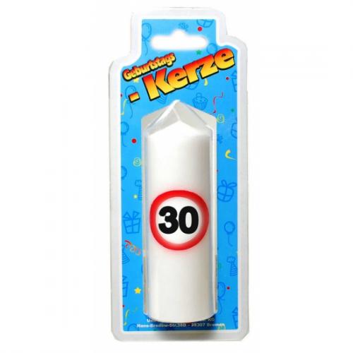 Leeftijd feestartikelen Kaarsje 30 jaar