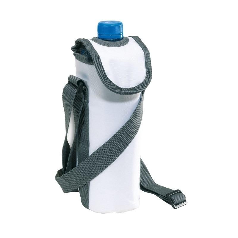 Tassen AlleKleurenShirts Lichtblauwe koeltas voor fles 0.5 liter