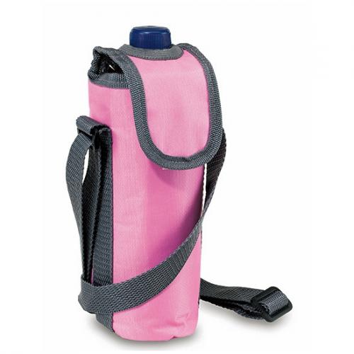 Roze koeltas voor fles 0.5 liter AlleKleurenShirts Tassen