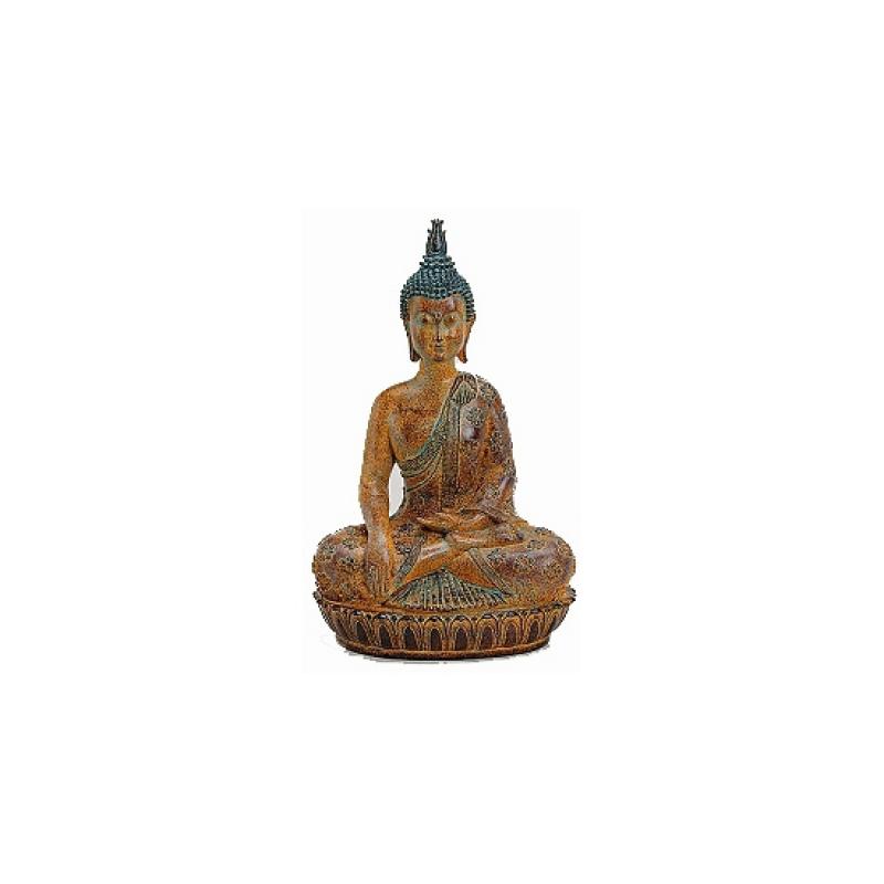 Woonaccessoires Geen Tuindecoratie Boeddha beeld bruin 45 cm