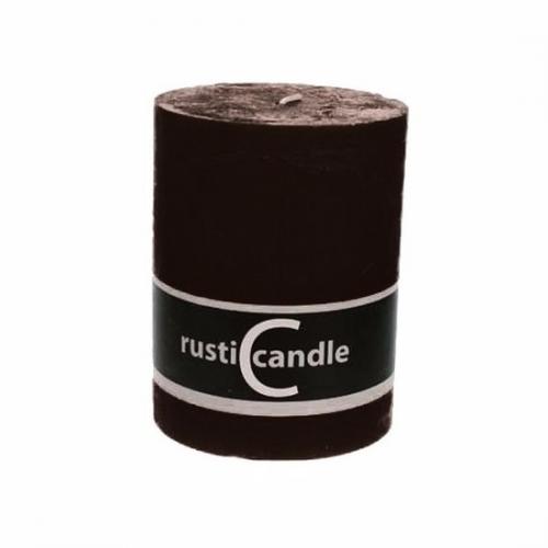 Woonaccessoires Zwarte luxe huiskamer kaars 13 cm