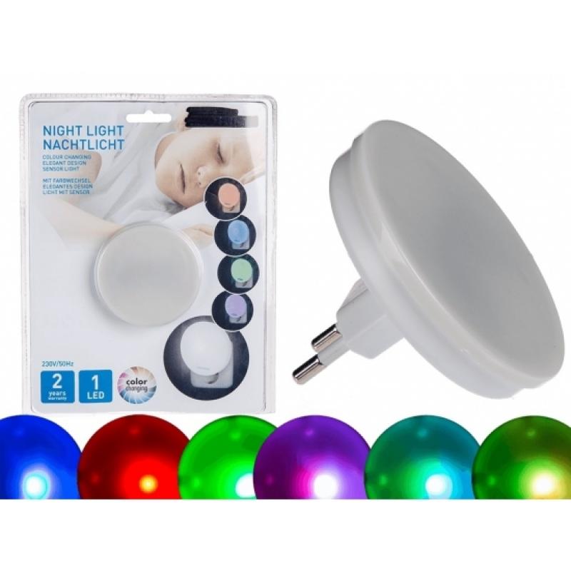 Speelgoed diversen Kleuren LED waaklampje 7 cm