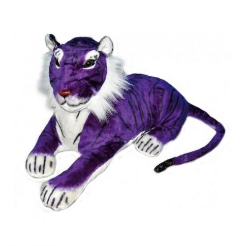 Dieren knuffels Bandana winkel Paarse tijger van pluche 65 cm
