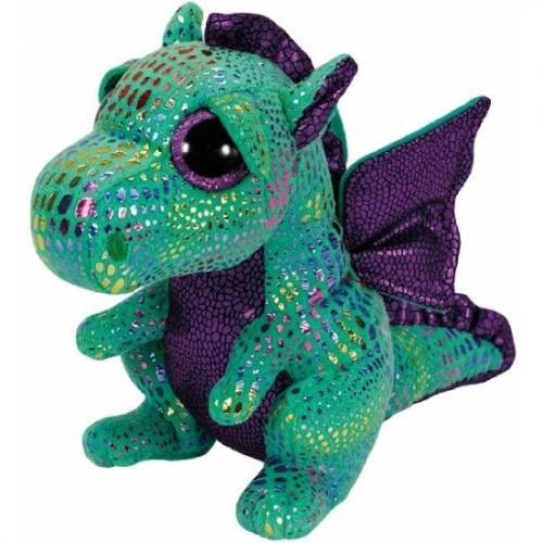 Dieren knuffels Ty Beanie Pluche draak knuffels Cinder Ty Beanie 24 cm