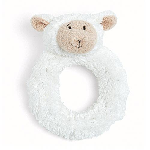 Pluche lammetjes rammelaar 13 cm Happy Horse Baby kado knuffels