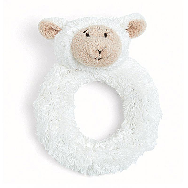 Pluche lammetjes rammelaar 13 cm Happy Horse Baby kado knuffels