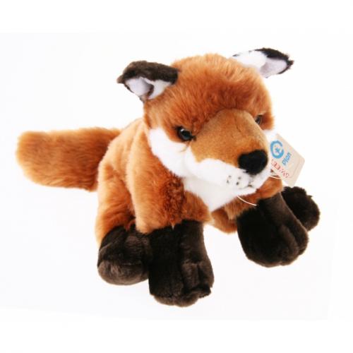Bandana winkel Pluche vos knuffeltje 22 cm Dieren knuffels