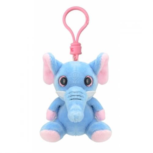 Dieren knuffels Bandana winkel Speelgoed olifant sleutelhanger 9 cm