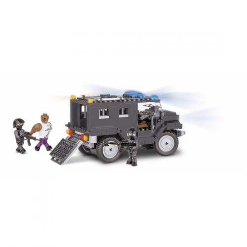 Educatief speelgoed Cobi Speelgoed politie swat auto bouwstenen set