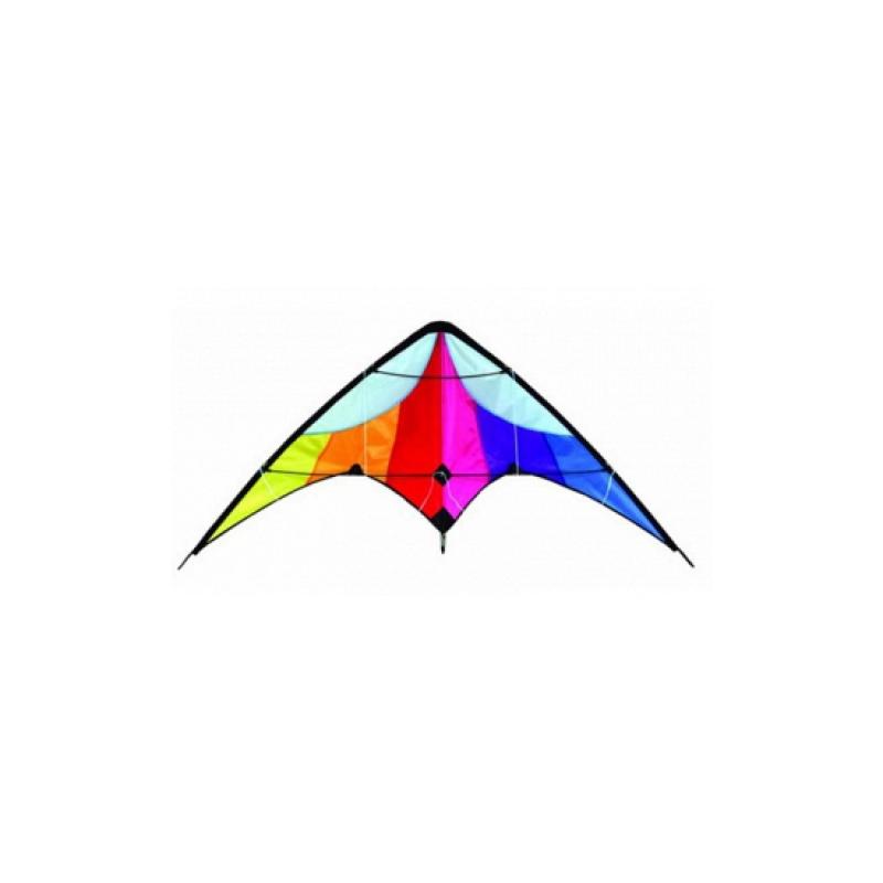 Buitenspeelgoed Bandana winkel Vlieger met regenboog kleuren 130 x 60 cm