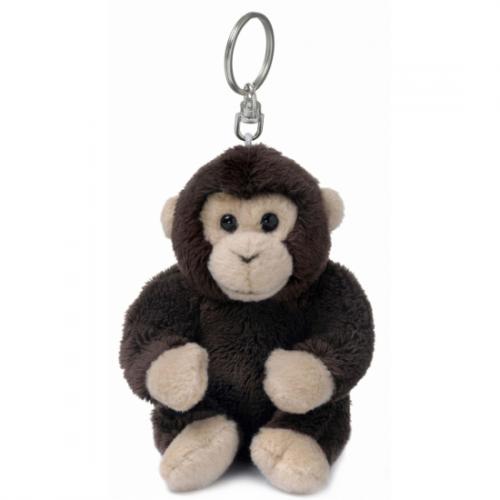 Pluche sleutelhangers WNF Wereld Natuur Fonds Chimpansee 10 cm