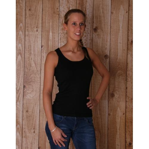 T shirts en poloshirts Dames tanktop Cactus zwart