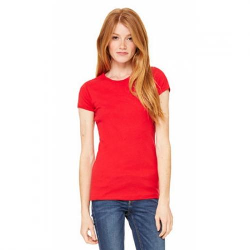Bella Dames t shirt ronde hals rood T shirts en poloshirts