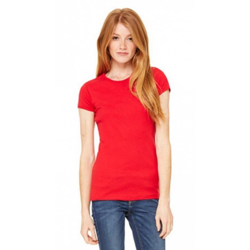 Bella Dames t shirt ronde hals rood T shirts en poloshirts