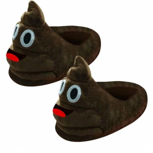 Sloffen en Pantoffels Emoticon sloffen drol voor dames
