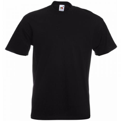 Fruit of the Loom t shirt zwart Fruit Of The Loom beste prijs