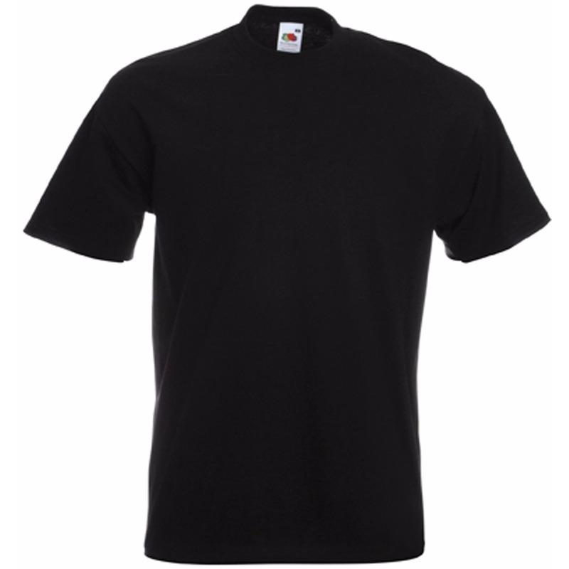Fruit of the Loom t shirt zwart Fruit Of The Loom beste prijs