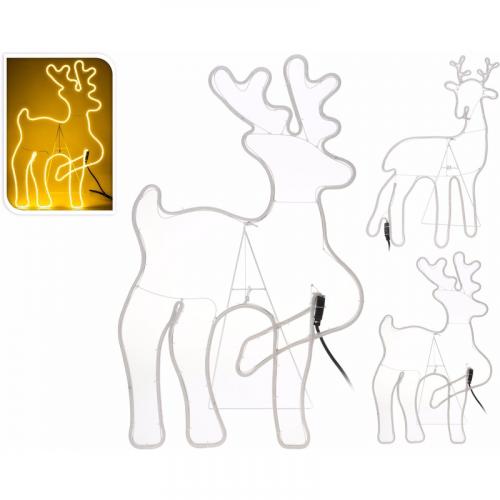 Kerst slangverlichting LED rendier 240 lampjes Bellatio Geweldig