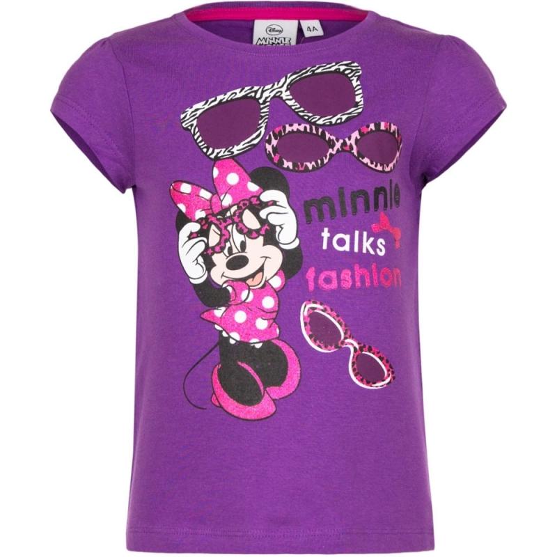 Minnie Mouse t shirt paars voor meisjes Disney Geweldig