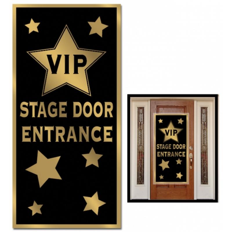 VIP ingang deur banner 76 x 150 cm Bellatio Thema feestartikelen