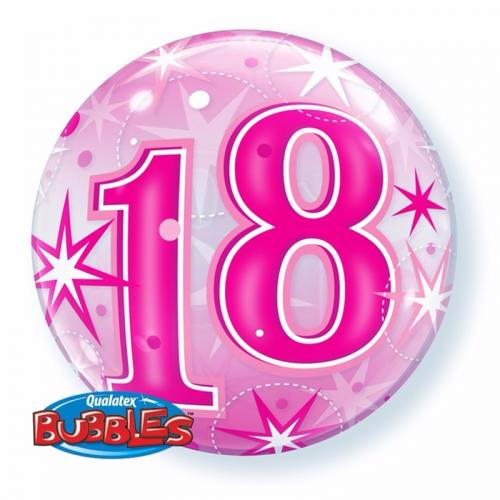 Feestartikelen diversen Qualatex 18 jaar feest folie ballon gevuld met helium