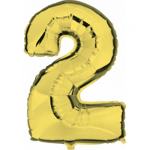 Leeftijd feestartikelen Geen 2 jaar geworden cijfer ballon