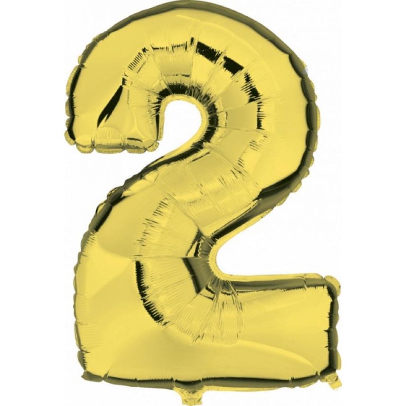 Leeftijd feestartikelen Geen 2 jaar geworden cijfer ballon