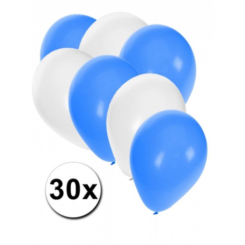 â‚¬910000 Sparen Fun Feest party gadgets 30x ballonnen in Israelische kleuren